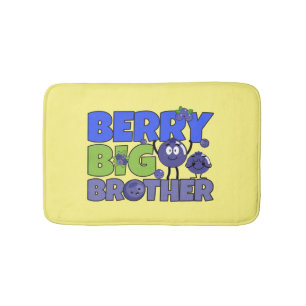 Tapis De Bain Berry Big Brother - Pun à bleuets - frère