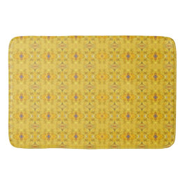 Tapis De Bain Bête Bleue Couchant Jaune