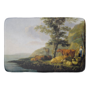 Tapis De Bain Béton près d'une rivière Aelbert Cuyp