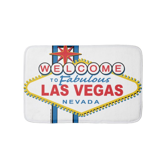 Tapis De Bain Bienvenue à Las Vegas (Devant)