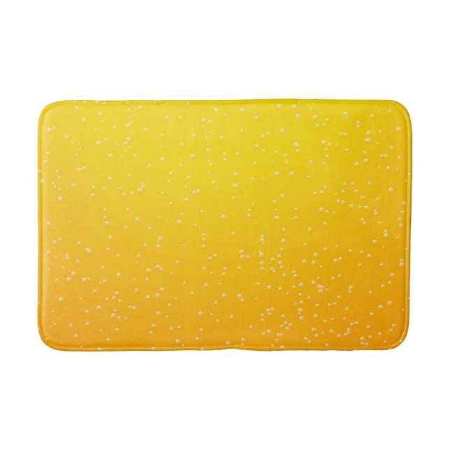 Tapis De Bain Bière Lager avec de minuscules bulles (Devant)