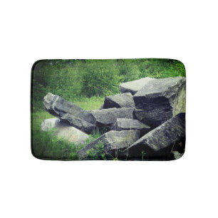 Tapis De Bain Big Granite Rocks Nature