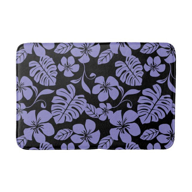 TAPIS DE BAIN BIKINI ROSE (NOIR//LAVENDER) (Devant)