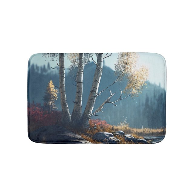 Tapis De Bain Birches Northern Ireland Round, Birch View (Devant)