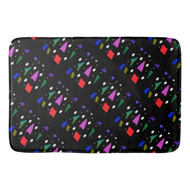 Tapis De Bain Bits et pièces en mosaïque Art motif (Devant)