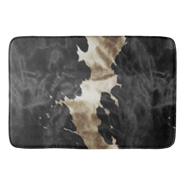 Tapis De Bain Black Gold Western Cowhide (Devant)