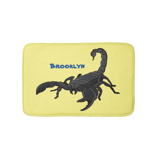Tapis De Bain Black hungry scorpion (Devant)