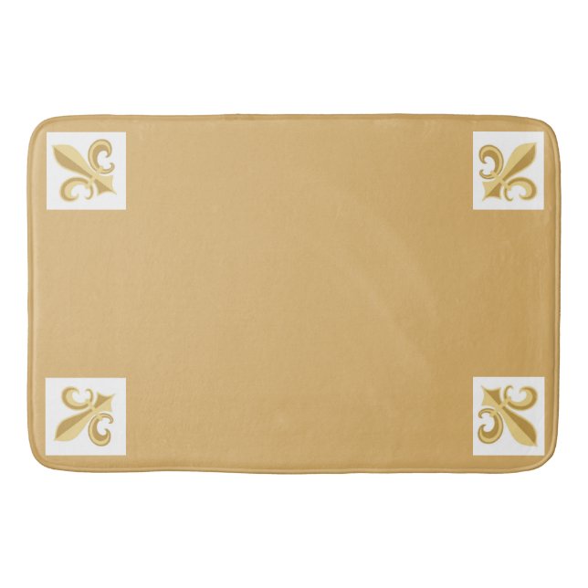 Tapis De Bain Blanc français (Devant)