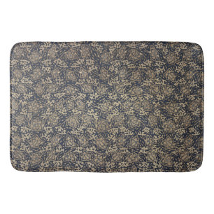 Tapis De Bain Bleu paisible et crème Batik Mat