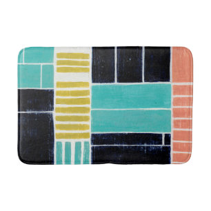 Tapis De Bain Blocs géométriques