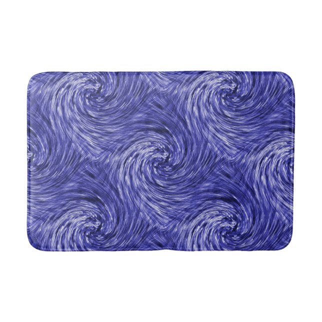Tapis De Bain Blue Jean Twirls...... (Devant)
