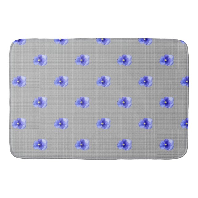Tapis De Bain Blue Pansy (Devant)