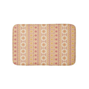 Tapis De Bain Boho Aztec Mousse