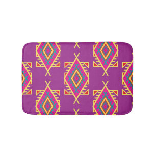 Tapis De Bain Boho Chic : Ornement Ethnique Sans Seamless