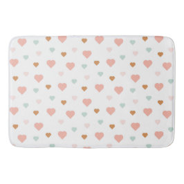 Tapis De Bain Boho petite fille pastel coeur d'amour