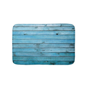 Tapis De Bain Bois bleu naturel, arrière - plan texturé.