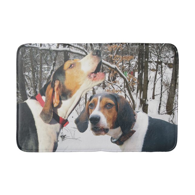 Tapis De Bain Bois de Milou de Coonhound de marcheur de Treeing (Devant)