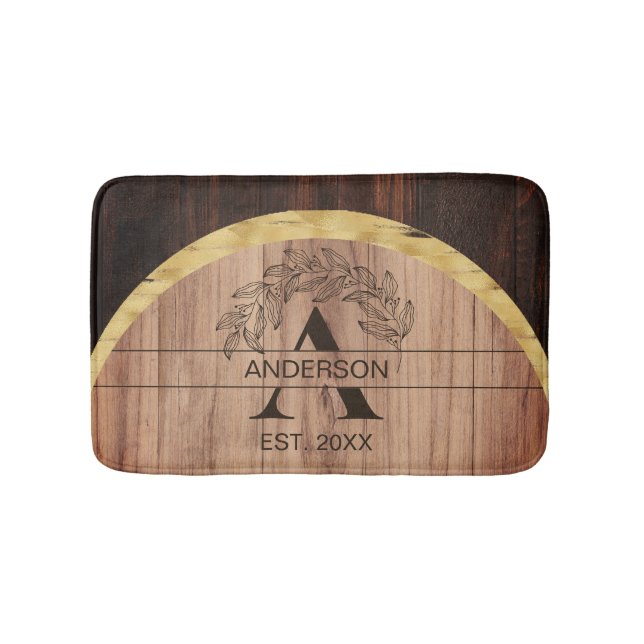 Tapis De Bain Bois rustique (Devant)