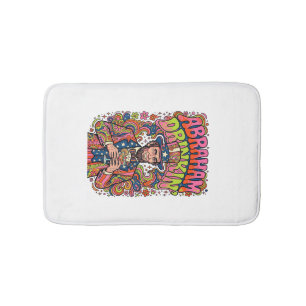 Tapis De Bain Boisson Patriotique Abraham Rétro