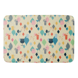 Tapis De Bain Boissons Modernes Du Milieu Du Siècle