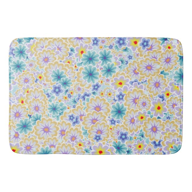 Tapis De Bain bombe à fleurs2 (Devant)