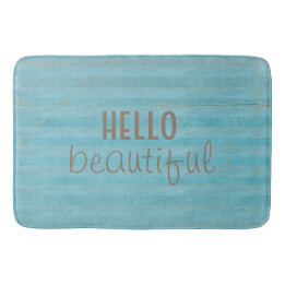 Tapis De Bain Bonjour Belle Chic Chic Et Design Boho tendance