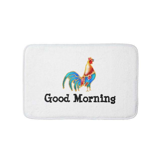 Tapis De Bain bonjour coq de colorfull (Devant)