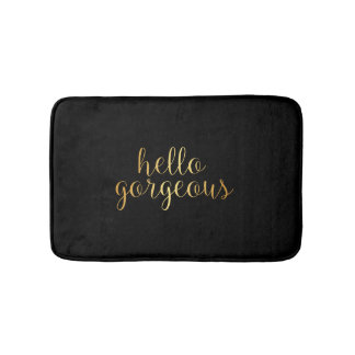 Tapis de bain - bonjour magnifique
