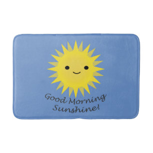 Tapis De Bain Bonjour Soleil Mignon Kawaii
