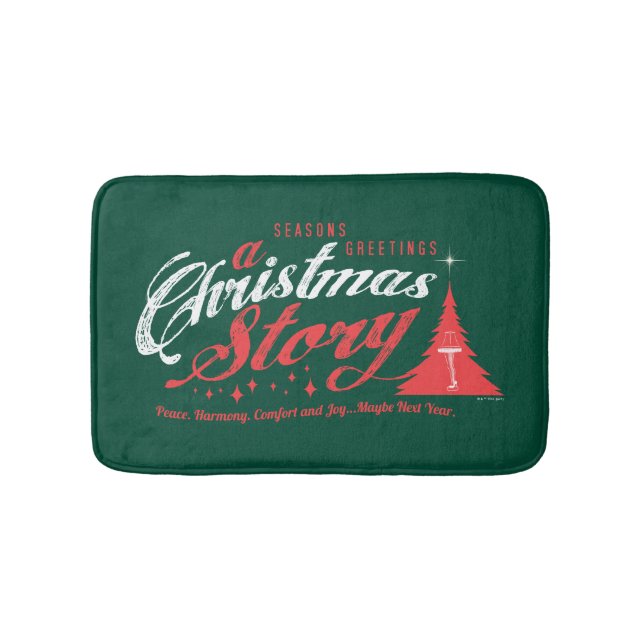 Tapis De Bain Bonnes Fêtes - Une histoire de Noël (Devant)