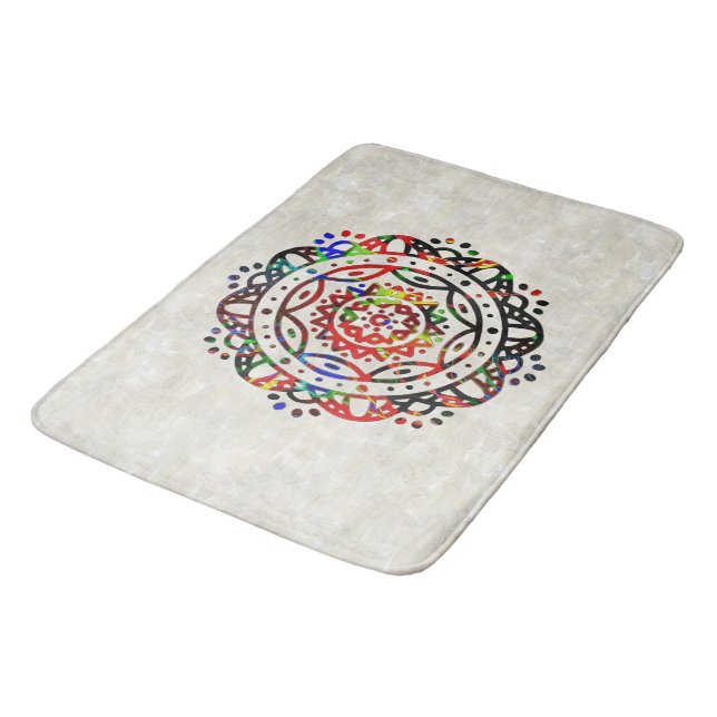 Tapis De Bain Bonnes vibrations (Angle)