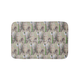 Tapis De Bain bouddhas en pierre de mosaïque Thunder_Cove