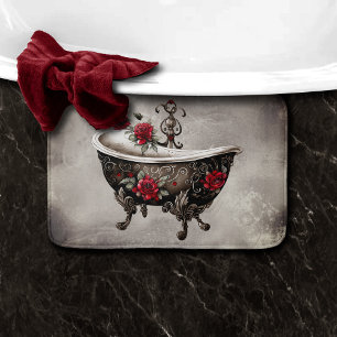Tapis De Bain Boudoir   Baignoire Antique Or Vieux Bain Pied
