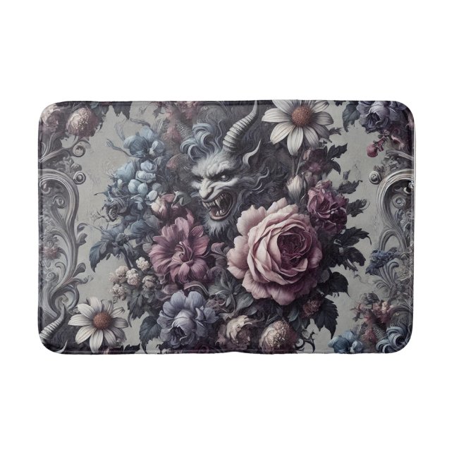 Tapis De Bain Bouquet de Baphomet - gothique victorien (Devant)