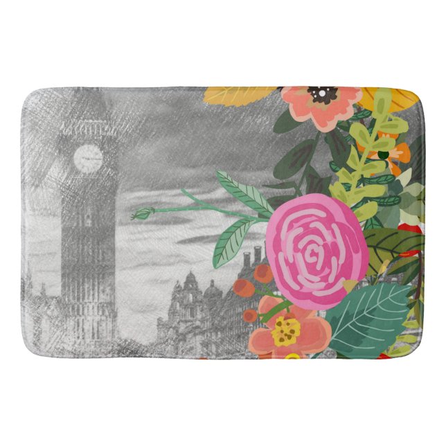 Tapis De Bain Bouquet de fleurs (Devant)