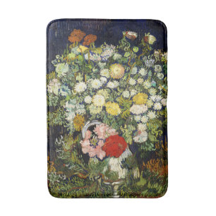 Tapis De Bain Bouquet de fleurs dans un vase de Vincent Van Gogh