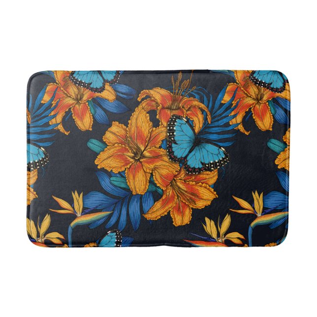Tapis De Bain Bouquet tropical (Devant)