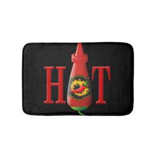 Tapis De Bain Bouteille de sauce chaude
