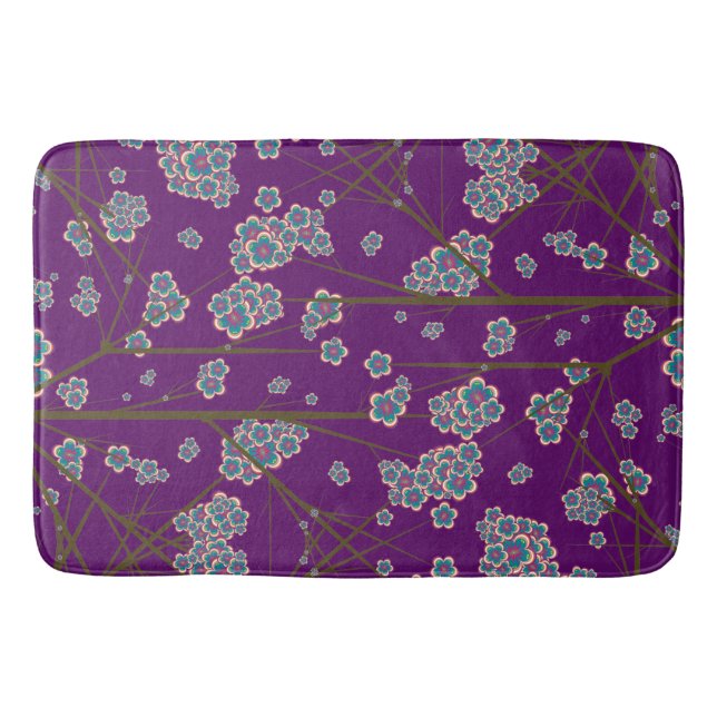 Tapis De Bain Branches particulières Améthyste Bain Mat (Devant)