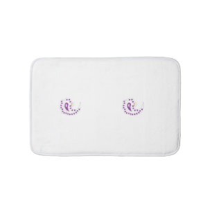 Tapis De Bain Bransoletka z serduszkiem Style, aubergine légère