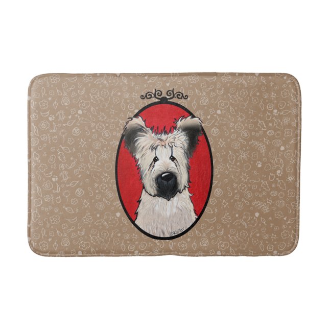 Tapis De Bain Briard KiniArt (Devant)
