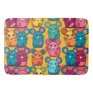 Tapis De Bain Brillant et charmant Rats pour enfants Envelopper