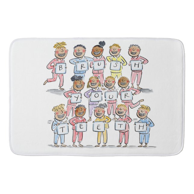 Tapis De Bain Brosse tes dents (Devant)