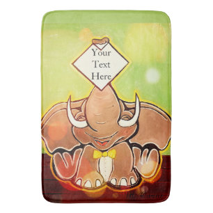 Tapis De Bain Bruce, L'Eléphant Speller Bath Mat