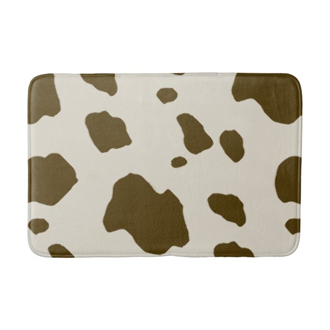 Tapis De Bain Brun de PEAU de VACHE (Devant)