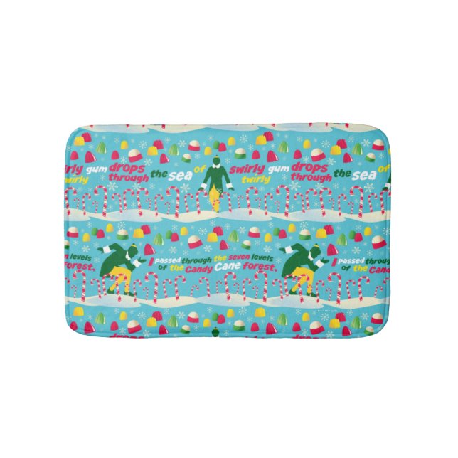 Tapis De Bain Buddy le Motif Elf Candy (Devant)