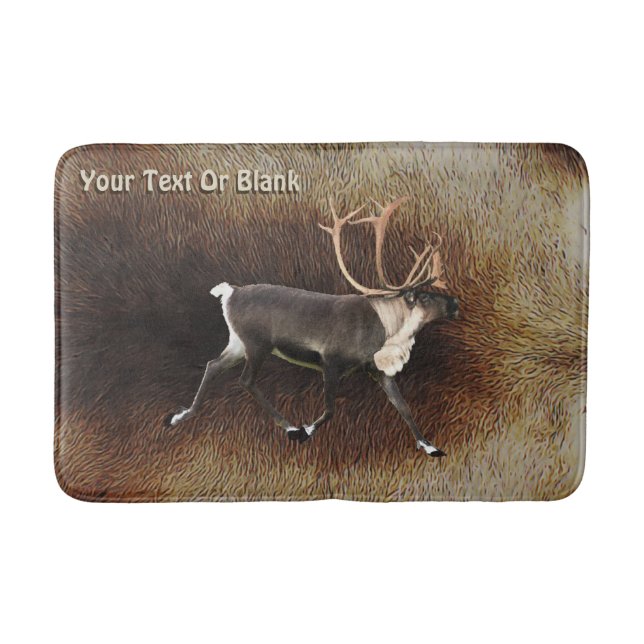 Tapis De Bain Bull Caribou (Reindeer) (Devant)