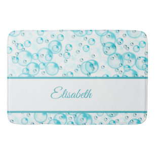Tapis De Bain bulles bleues