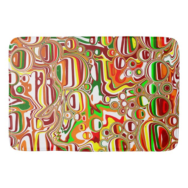 Tapis De Bain Bulles rétro (Devant)