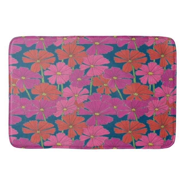 Tapis De Bain Bushel of Bright Cosmos (Devant)